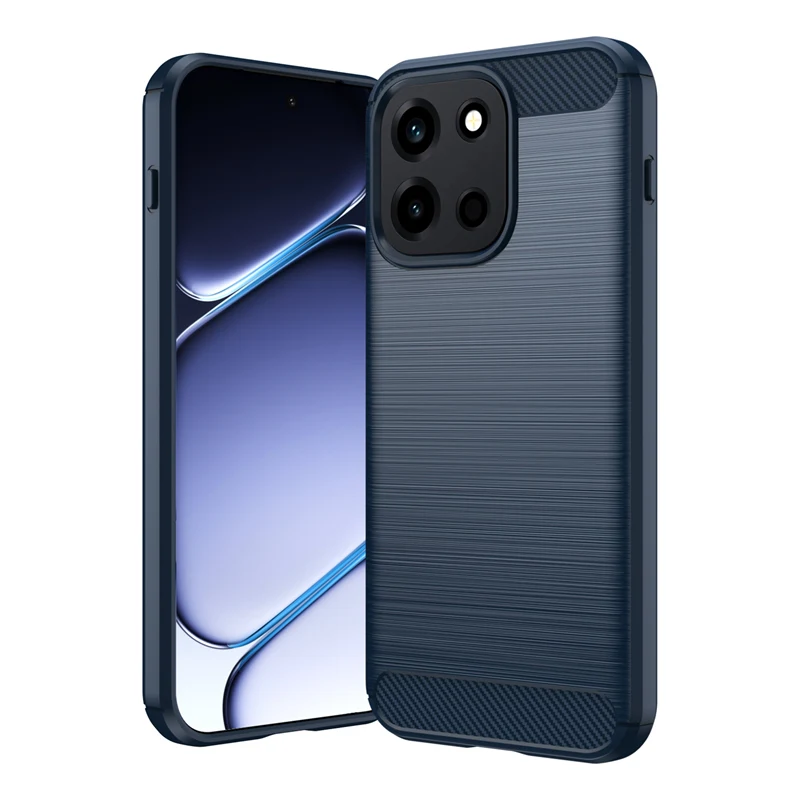 Für OnePlus Nord 6 Hülle Gebürstete Handyhülle Für OnePlus Nord 6 Schutzhülle Carbonfaser чехол Funda Rückseite Für OnePlus Nord 6