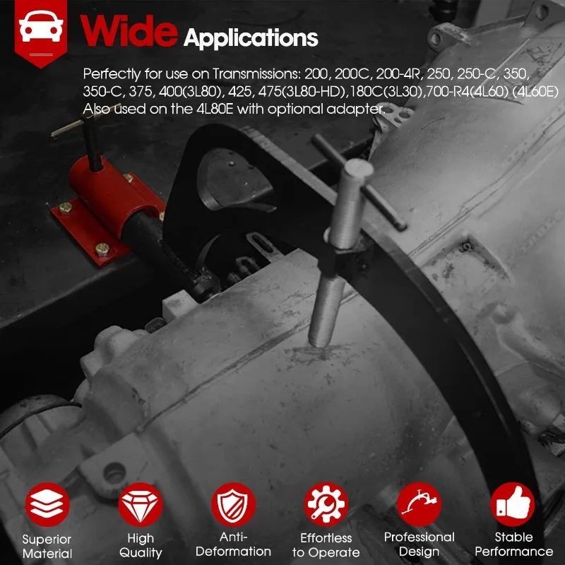 

J-8763-B Transmission Holding Fixture Tool with Base for 180C 200 200C 200-4R 250 250-C 350 350-C 375 400 425 475 700-R4