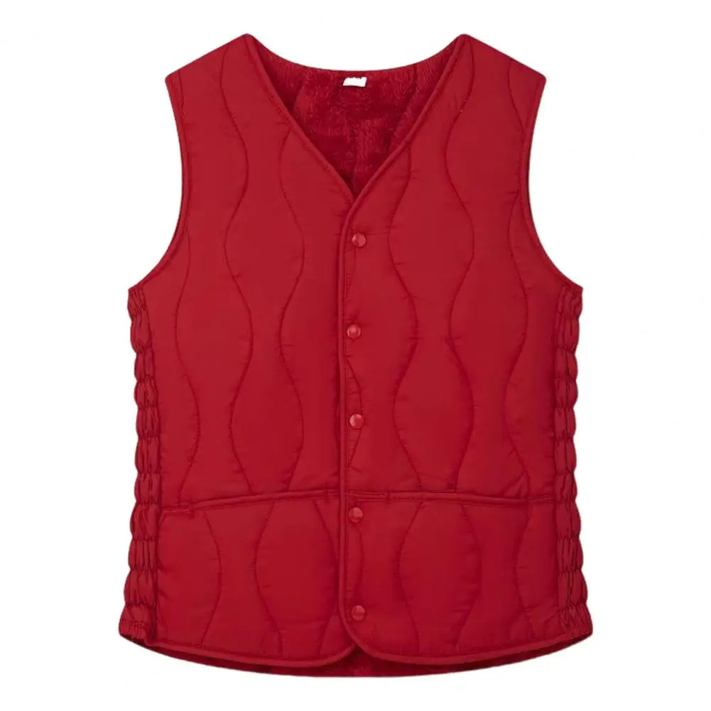 Solid Color Women Vest Skin-friendly Nylon Vest Stylish Women's Padded Vests for Fall Winter Lightweight for Daily for Cozy