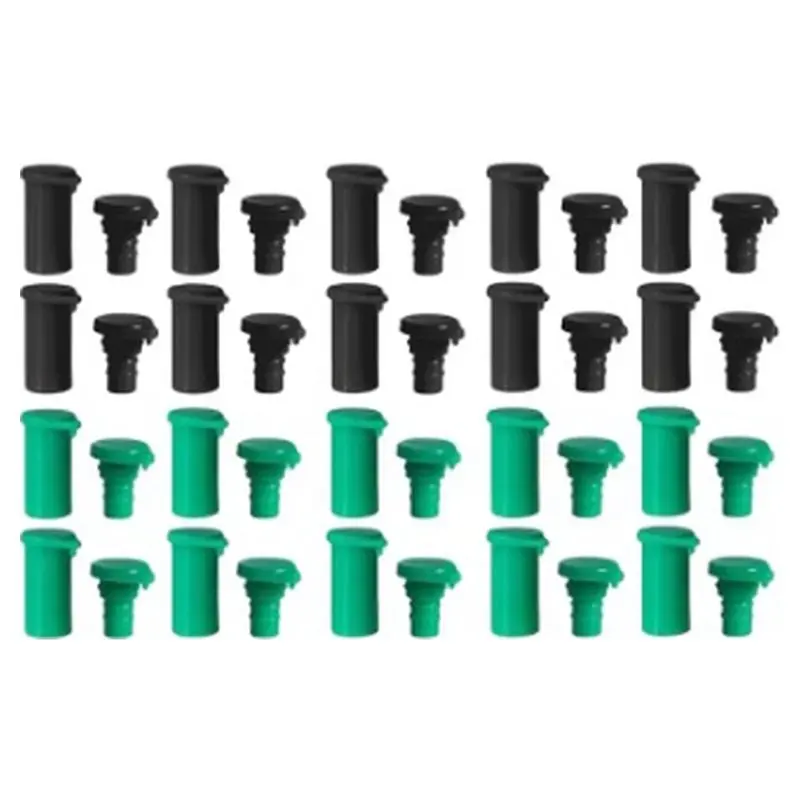 ABDJ-Inverter Dust Caps 1 Set Waterproof And Dustproof Covers, IP67 Protection Rating Suitable For Photovoltaic Cables