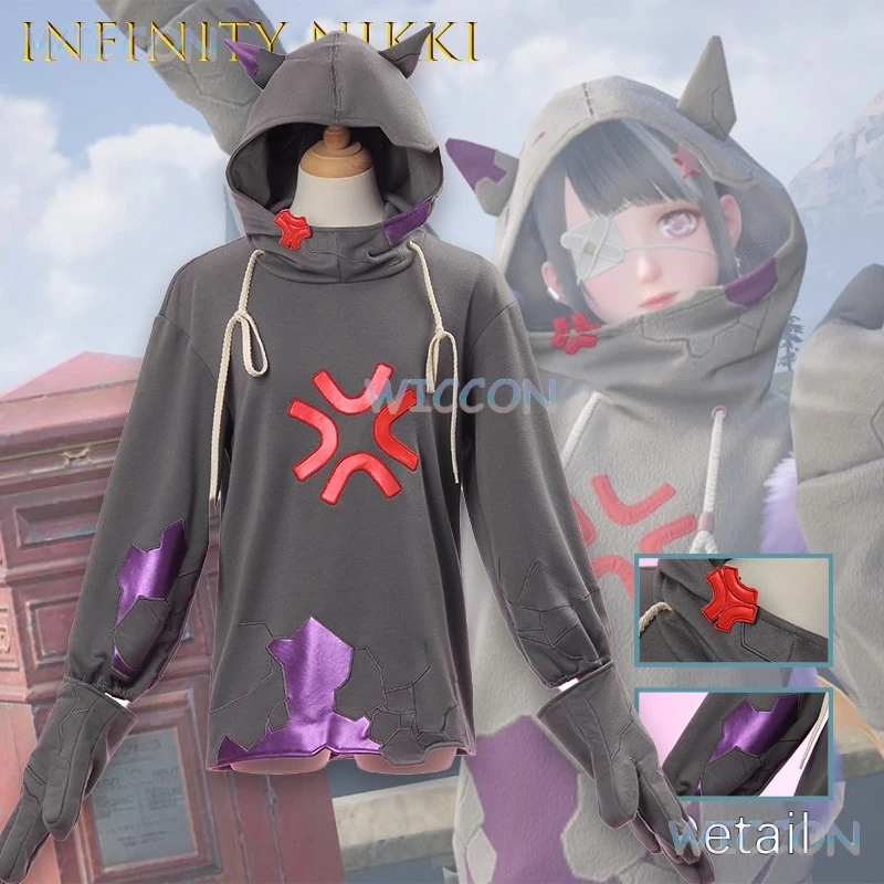 

‌ Аниме игровой персонаж Infinity Nikki Open World Angry Stone Man Косплей Костюм Полный комплект Одевание Фэнтезийный наряд Хэллоуин