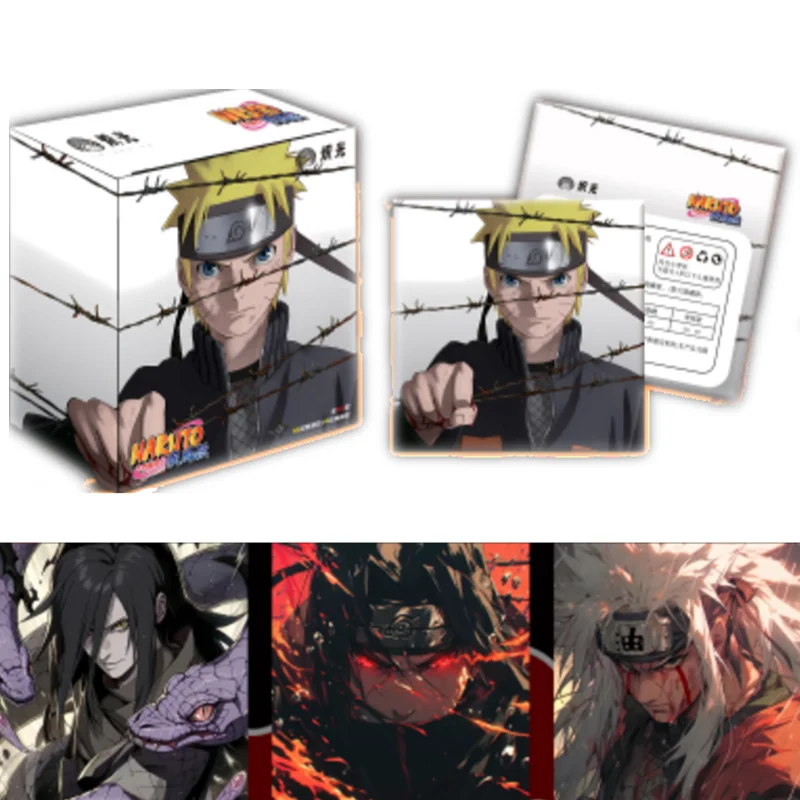 

Anime NARUTO Card Akatsuki Hatake Kakashi Uchiha Sasuke Uzumaki Naruto Gift Toy Rare Collections Double Glitter Paper Cards