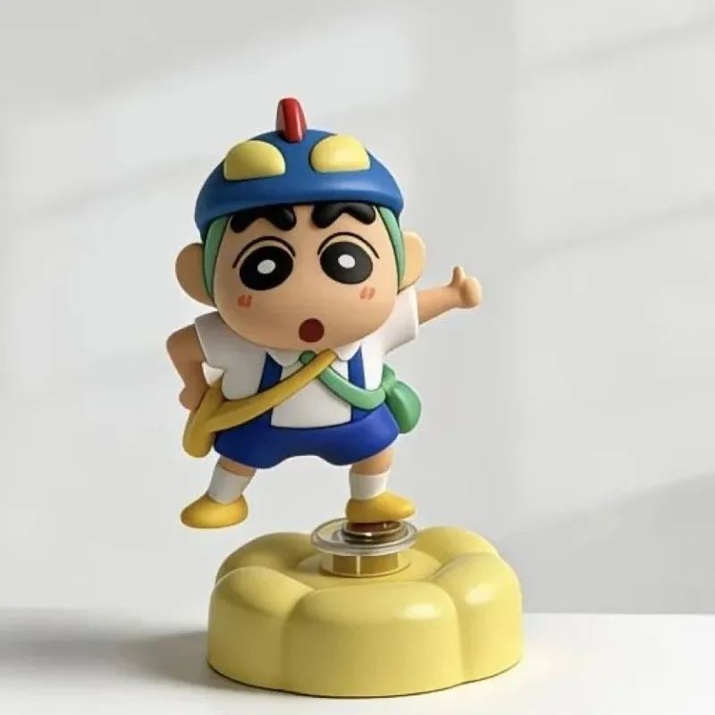 Niedlicher Crayon Shin-chan Neues Dekoratives Spielzeug Cartoon Rotierendes Auto-Ornament Heim-Desktop-Dekoration Drehbares Ornament – Detail 6