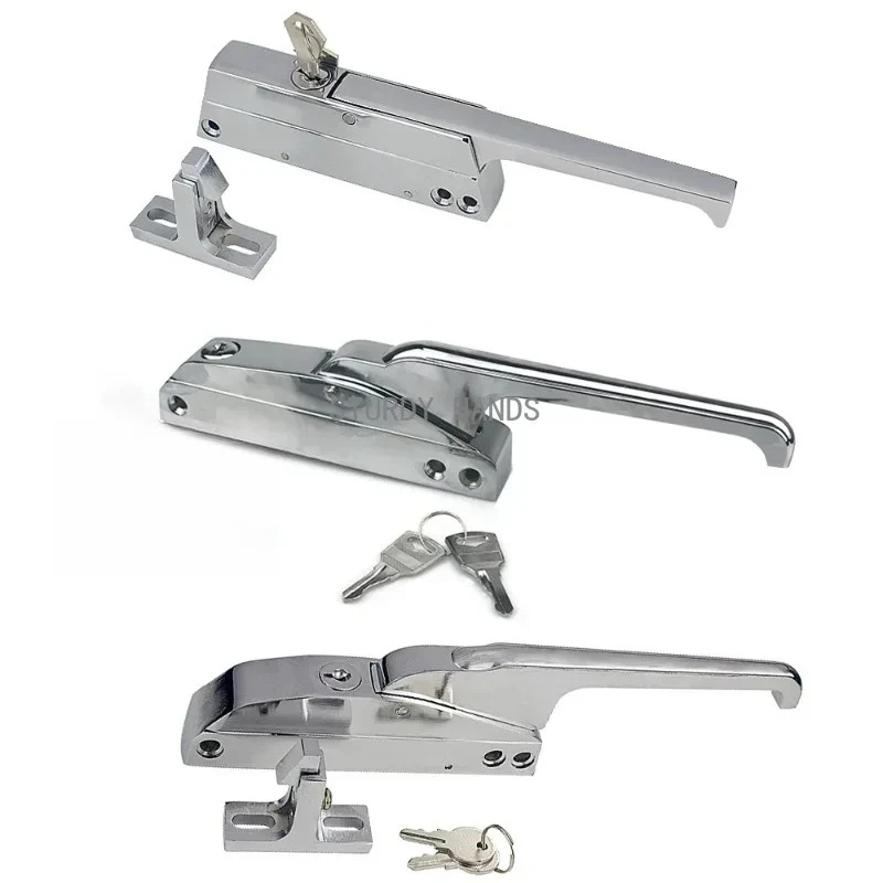 Side-Mounted Freezer Oven Door Handle Cold Storage Knob Lock Latch Cookware Hardware Pull Part Industrial Hinge Plant
