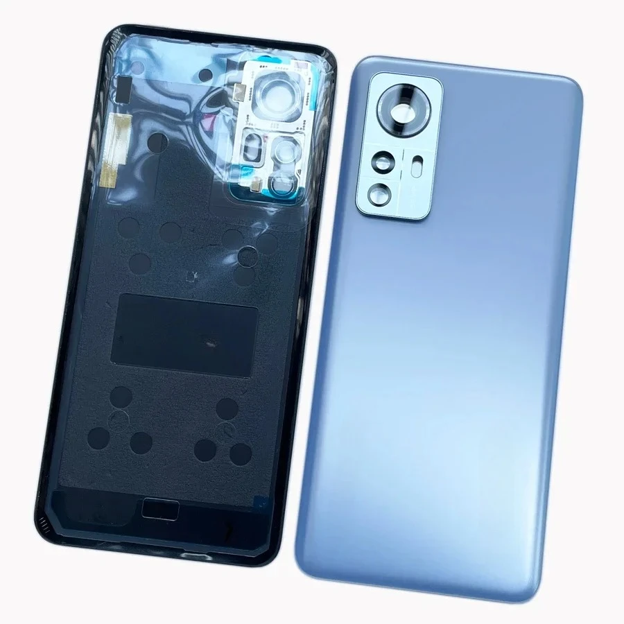 For Xiaomi 12 12X Back Cover Lid Mi12 5G Battery cover With Camera Glass Lens Rear Battery Glass Door Housing Case