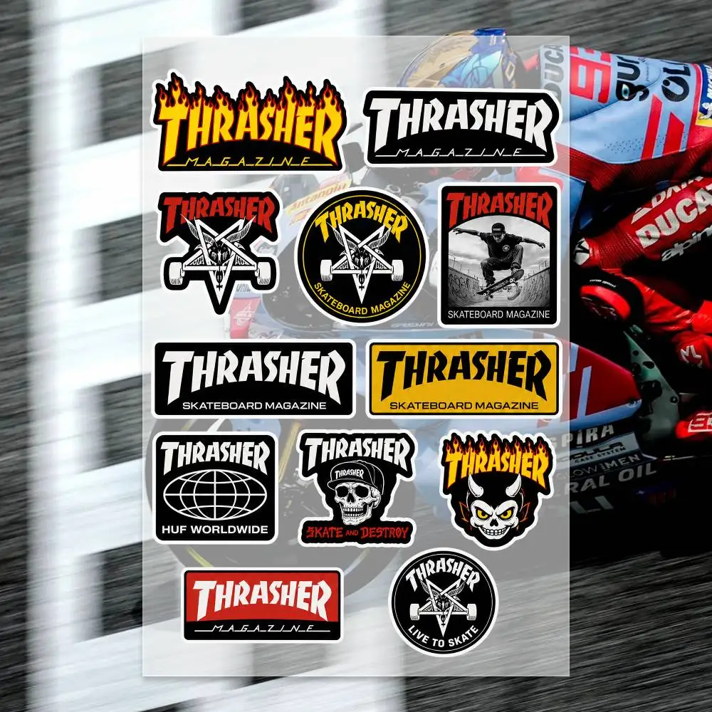 thrA-shE-r  Decal Set High Quality Printed and Cut Stickers Motorcycle Sticker