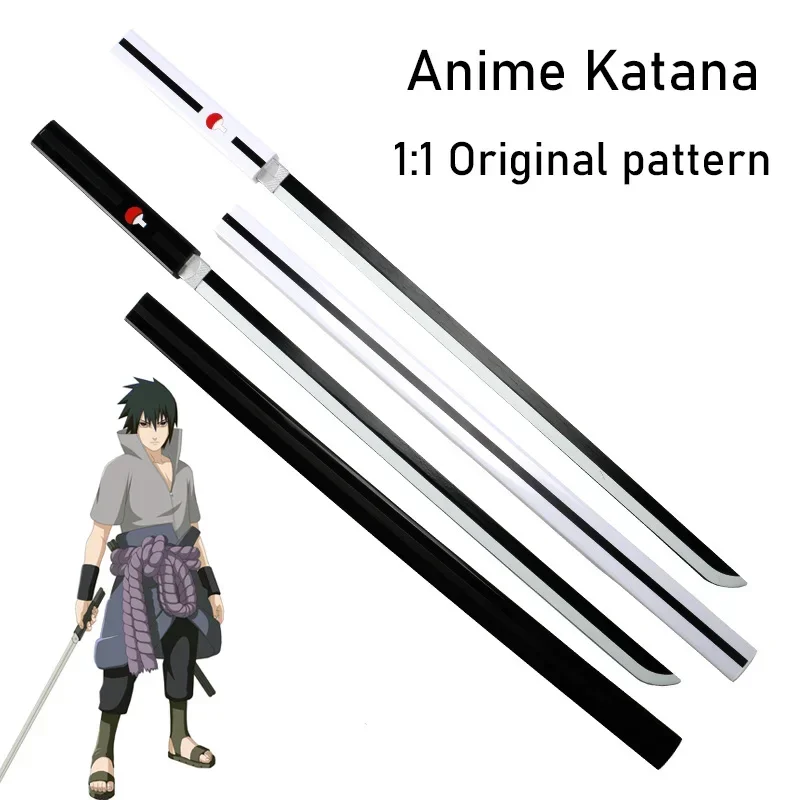 애니메이션 캐릭터 Katana 장난감 대나무 검 코스프레 무기 Uchiha Sasuke Hatake Kakashi 1:1 오리지널 패턴 MN1