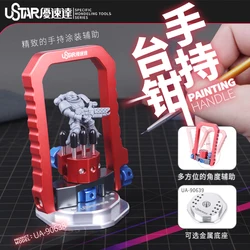 Ustar Hand feste Halterung für Gundam Miniatur Soldat Modelle Schachfiguren malen stabile Gerüst herstellung Hobby-Werkzeug