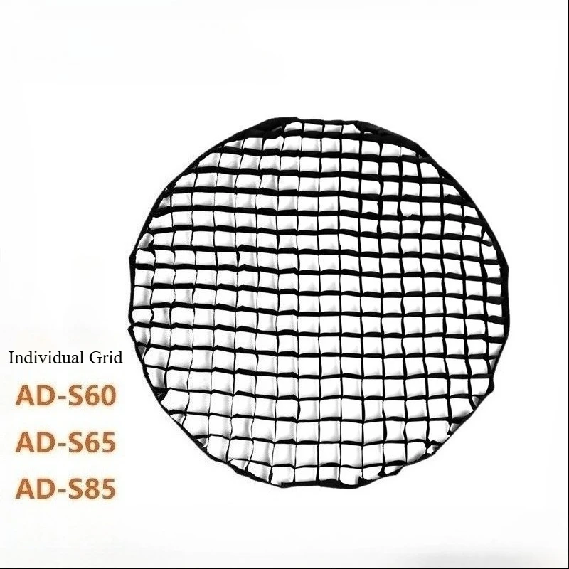

AD-S60 AD-65 AD-S85sw Сетка-решетка для софтбокса, сетка-рефлектор, специальное крепление для сетки-решетки для фотостудий, видеосъемки, фотовспышек, светодиодного освещения, оптом