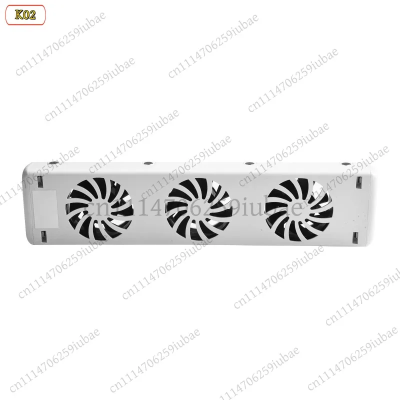 df df 3-Fan Fireplace Blower Kit Magnetic Smart Cooling Fan for Wood Stove Heater Radiator Booster Ventilation Spare Parts Home