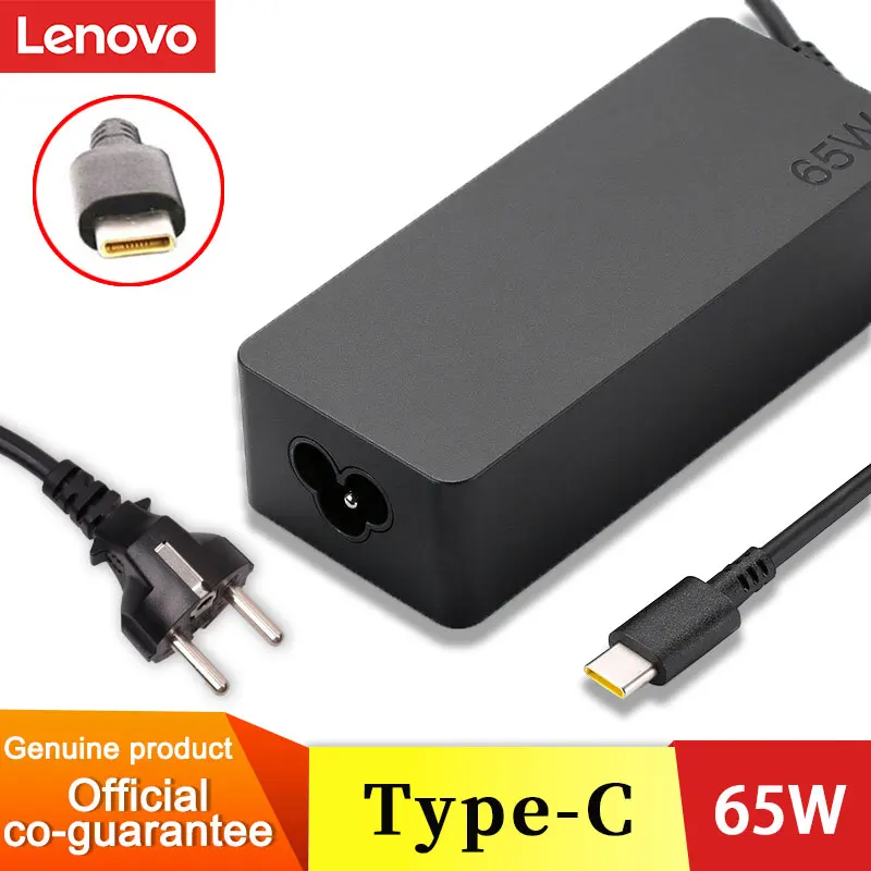 Lenovo 65W Type C 20V 3.25 Laptop Charger Power Ac Adapter for MacBook Asus Zenbook Lenovo Dell Xiaomi Air Hp Sony