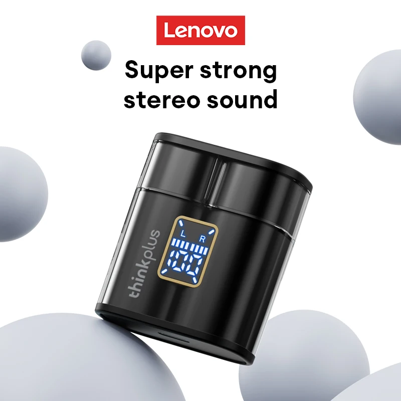 Original Lenovo XT56 New TWS Wireless Stereo Earphones Portable Ergonomic Design Sports Headphones LED battery indicator Earbuds
