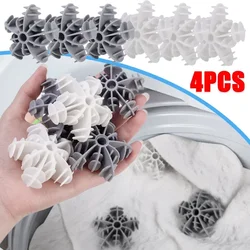 1/4PCS Silicone Laundry Ball Reusable Dryer Balls Clothes Softener Remover Pet Hair Catcher for Laundry Washing Machine Supplies