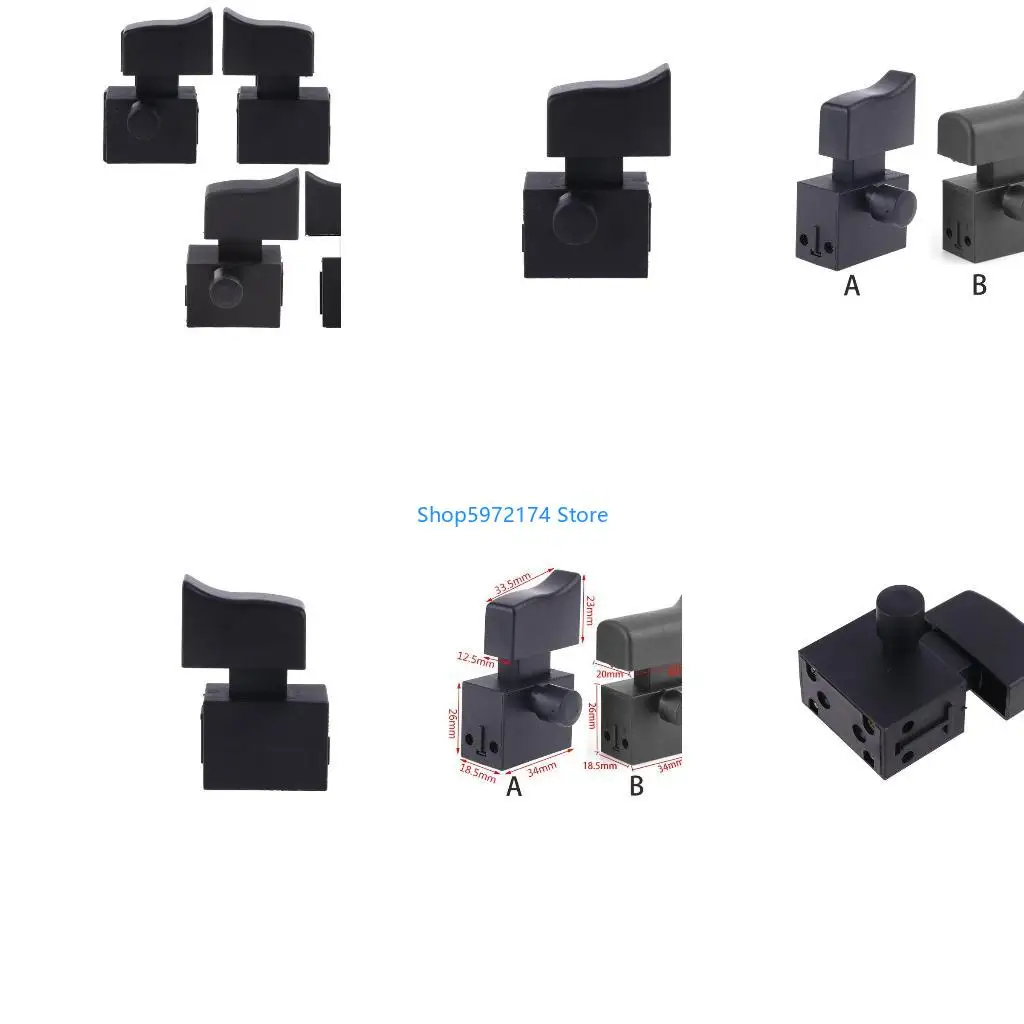 Y3NB FA2-6/2B 250V~5E4 Power Tool Trigger Switch AC 250V 6A Easy to Operate Durable