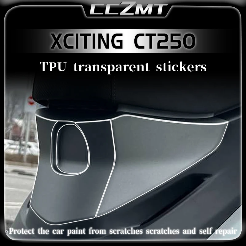 For KYMCO XCITING CT250 TPU invisible car clothing film paint surface transparent protection film scratch repair accessories