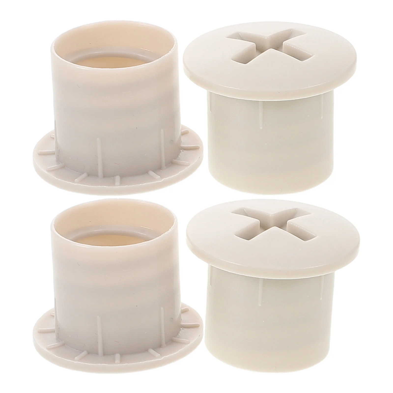 Bouchons à vis coulissants en plastique pour enfants, 4 pièces, accessoires de remplacement de fixation, Kit de sécurité pour aire de jeux pour enfants, écrou coulissant gris