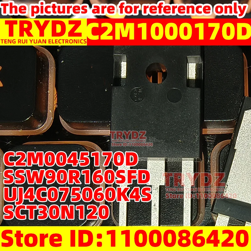 5-1pcs New C2M0045170D SSW90R160SFD UJ4C075060K4S SCT30N120 C2M1000170D