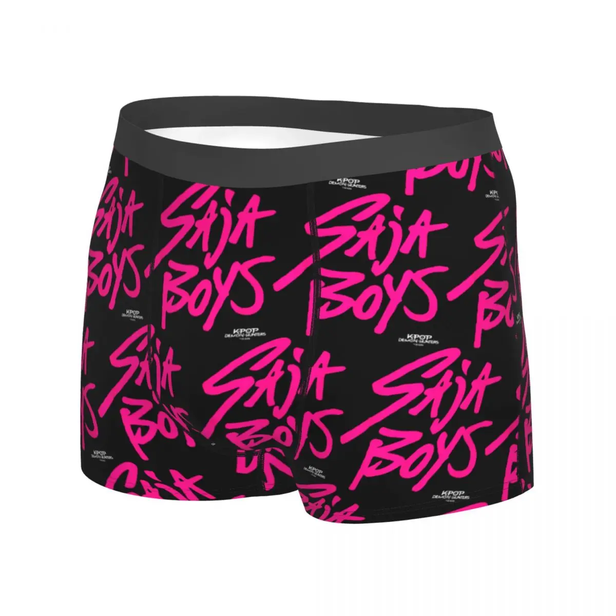 Saja Boys-ropa interior oficialmente con licencia Huntrix, calzoncillos para hombres, Boxershorts bonitos y personalizados, pantalones cortos Trenky, calzoncillos de talla grande