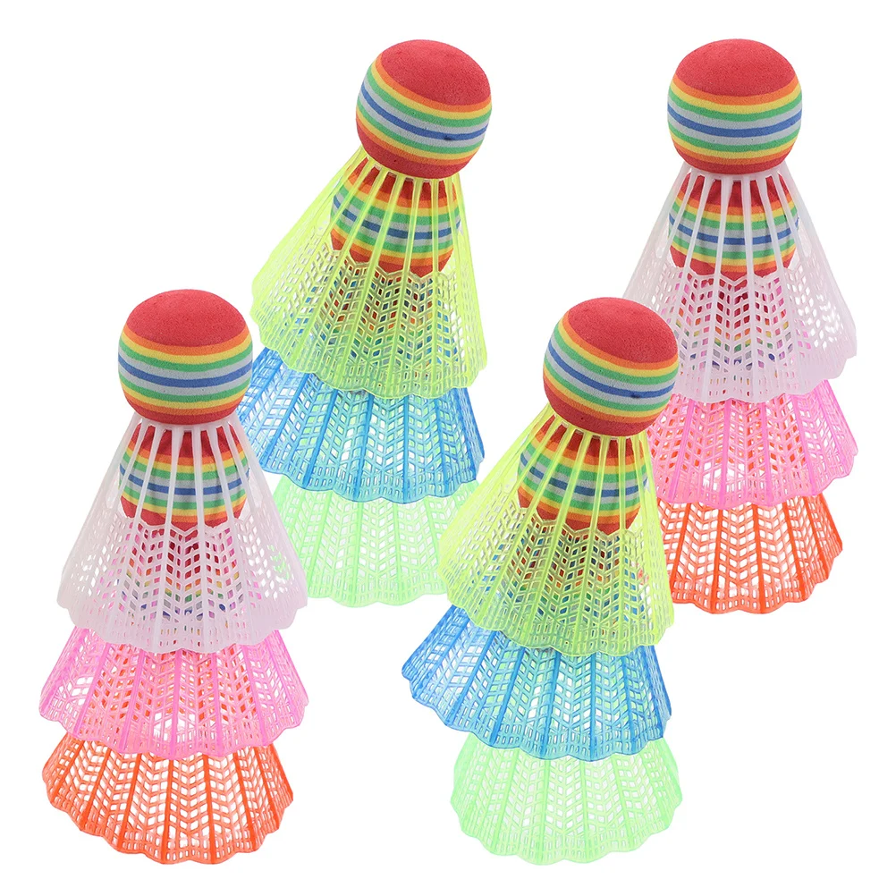 30 قطعة كرات الريشة ألوان نابضة بالحياة طيران سلس أداء متسق أنشطة مدرسية عائلية كرة الريشة في الهواء الطلق #4