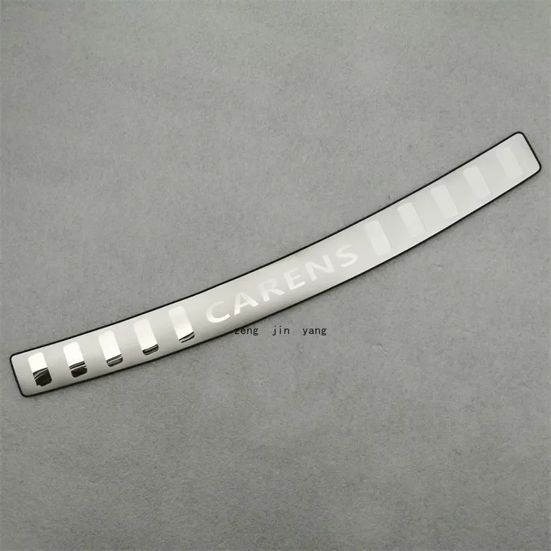 For KIA Carens 13-2018 Car Bumper Protect Sticker Guard Door Sill Scuff Plates Vehicle Supplies Stainless Steel Chromium Styling