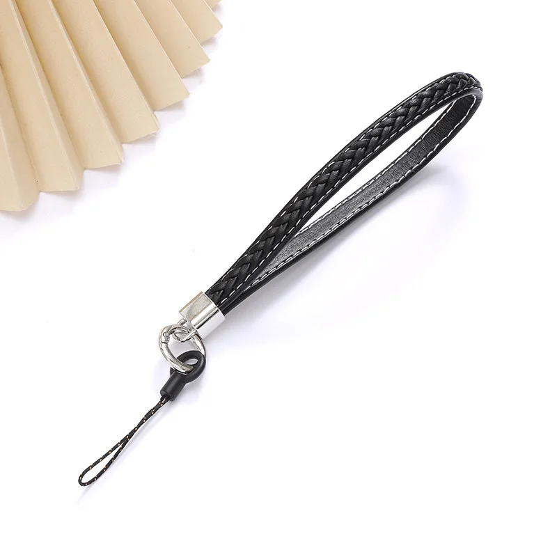 Woven Leather Phone Strap