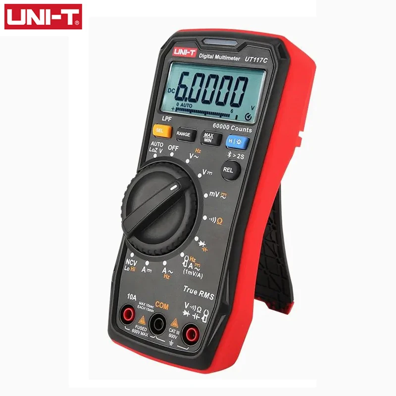 UNI-T UT117C Professional Digital Multimeter High-precision True RMS 60000 Count AC/DC Voltmeter Ammeter Frequency Meter