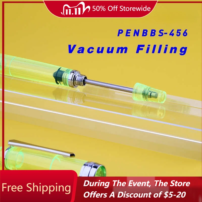 bajo-descuento-penbbs-456-plumas-estilograficas-boligrafos-de-tinta-de-relleno-al-vacio-punta-de-hoja-dorada-plateada-f-05-pluma-de-tinta-barata-de-disenador-novedoso-de-resina
