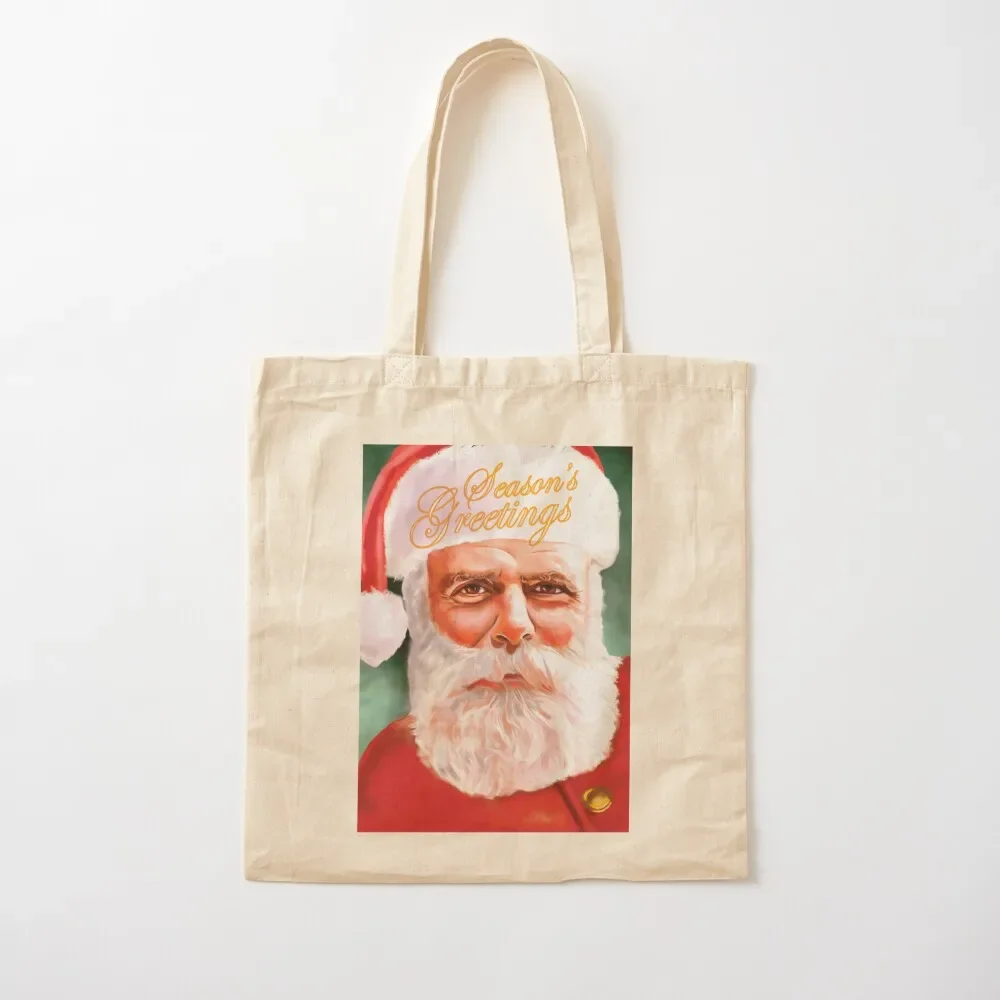 

Santa Season's Greetings Tote Bag large size bags hand bag ladies university canvas