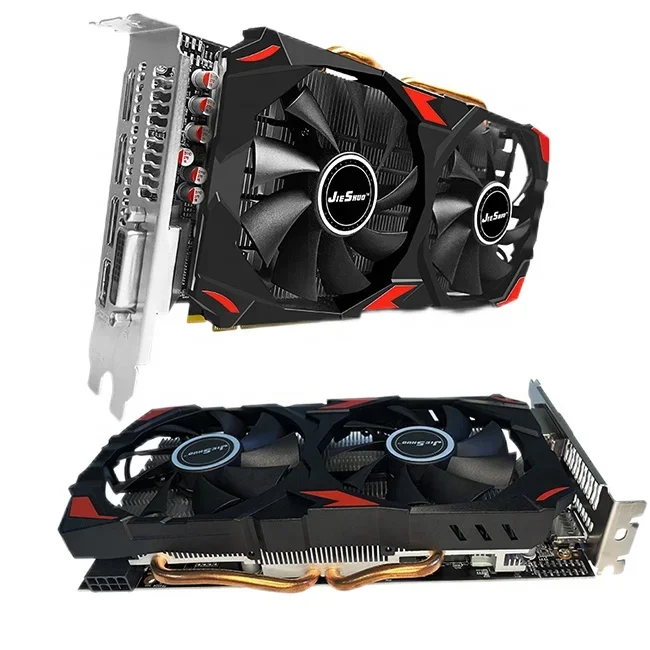 AMD rx 580 kartu video Gaming 8G, kartu grafis komputer PC gpu rx 580 2048sp