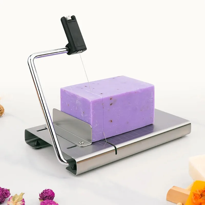 Hand-Made Soap Cutter DIY Soap Stainless Steel Cutting Table Adjustable Cheese Butter Steel Wire Cutting Knife