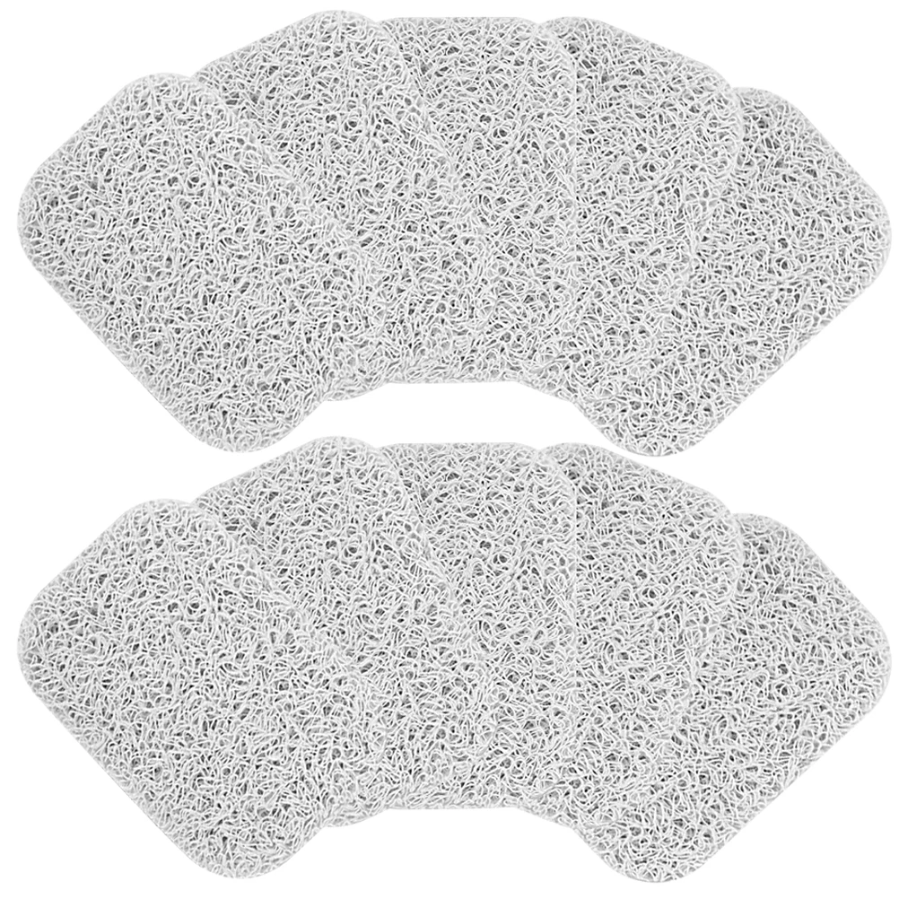 

10pcs Soap Holder Pvc Water-Drainage Bath Tray For Bathroom Kitchen Bar Sponge Rack Travel Case Non-Metal Portable