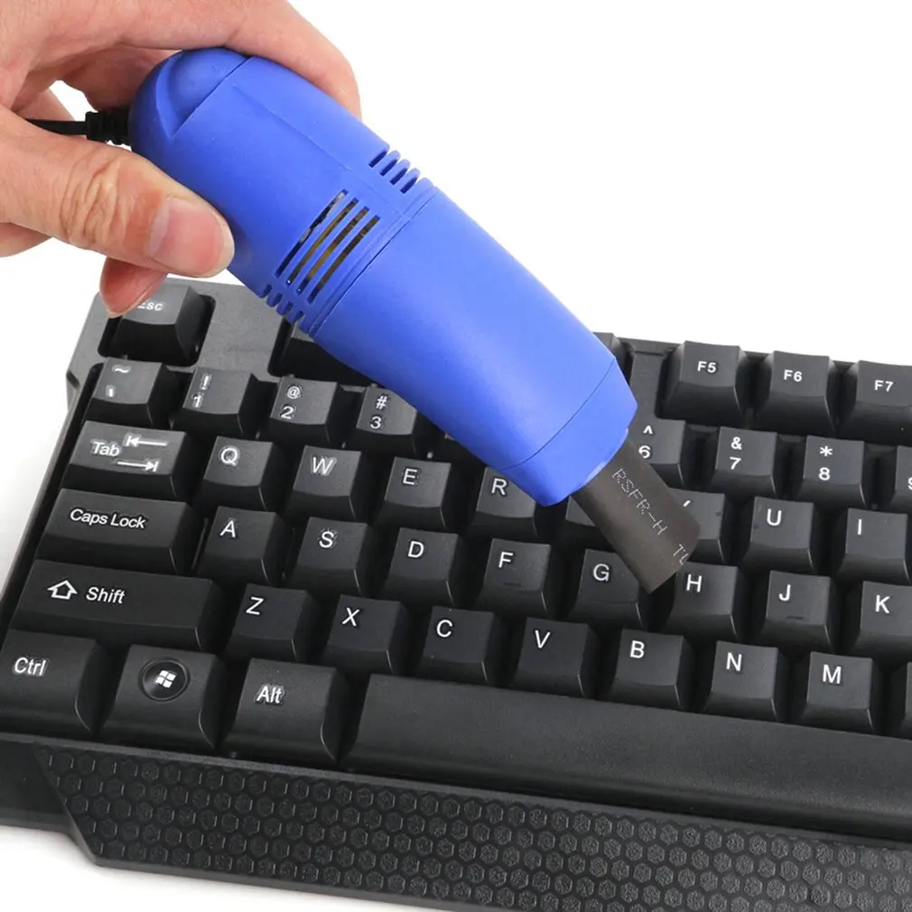 Portable Mini Handheld USB Keyboard Vacuum Cleaner Computer Dust Blower Duster For Laptop Desktop PC Computer Cleaning Kit Tool