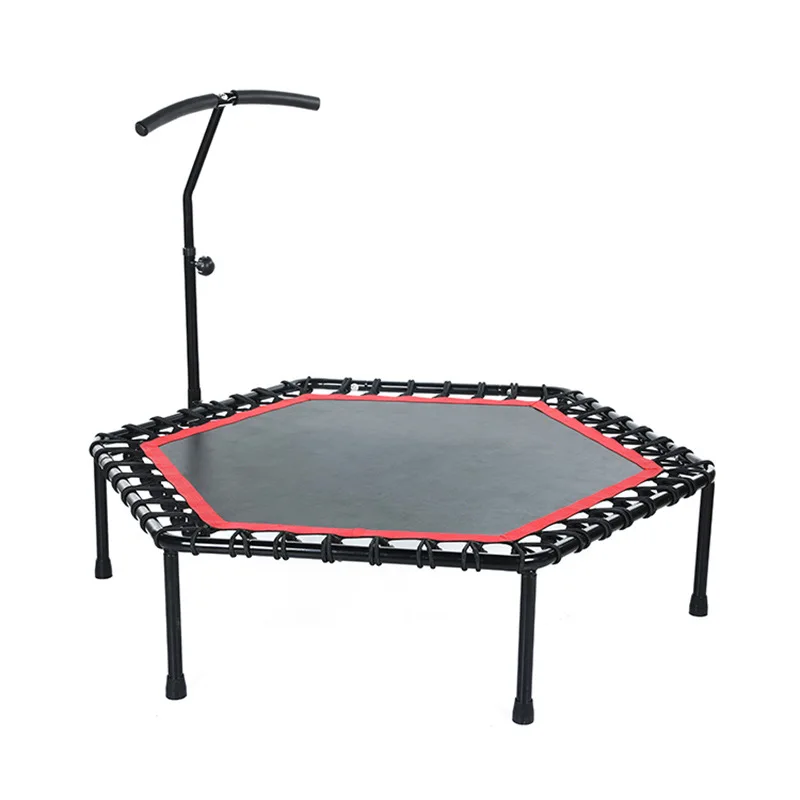 

Durable Black Bungee Trampoline Fitness Jumping Mini Springs Gymnastic Indoor Trampolines 2025