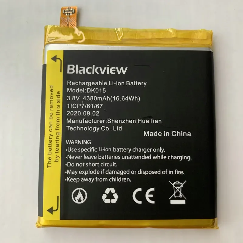 Original Battery for Blackview BV9900 Pro BV9900 BV9900E Bateria Replacement Li-ion Batteries 4380mAh DK015