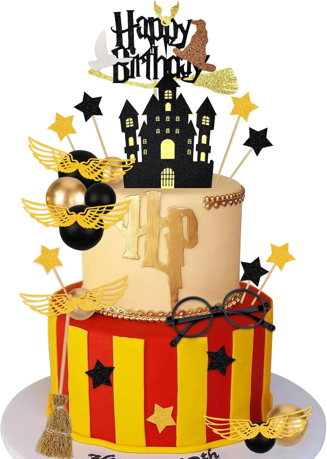 Magischer Zauberer Geburtstags torte Topper Zauberer Cupcake Picks für Kinder Baby party Geburtstag magische Schul party liefert