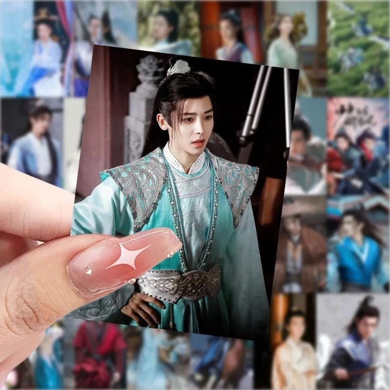 60PC/SET Hou Minghao Neo Poster Stickers TV Dashing Youth Bai Li Dong Jun Drama Stills Hand Account Materials Notebook Phone DIY