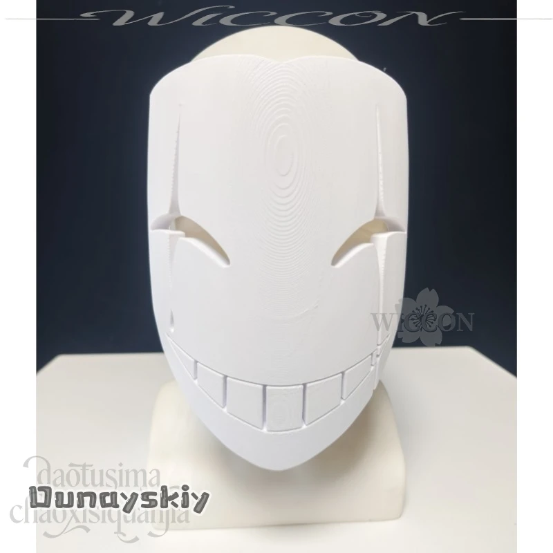 MAG COS*/Pierrotot 3D Polylactic Acid Mask Props Horror Clown Mask Halloween Party Cos The Freakak Anime Game Circsus Cosplay view 4
