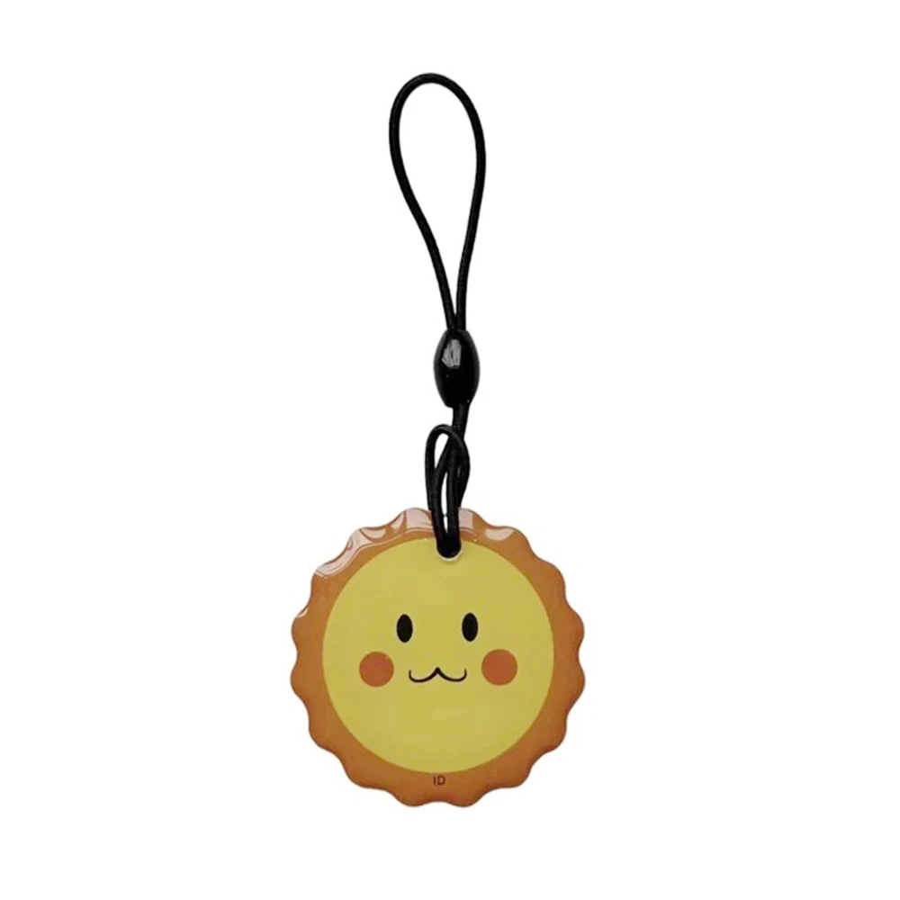 1Pcs EM4305 T5577 Rewritable 125Khz RFID Glue Dropping Epoxy Card Keychain Keys Ring Keyfob Cartoon Badge Fob Blank Tag