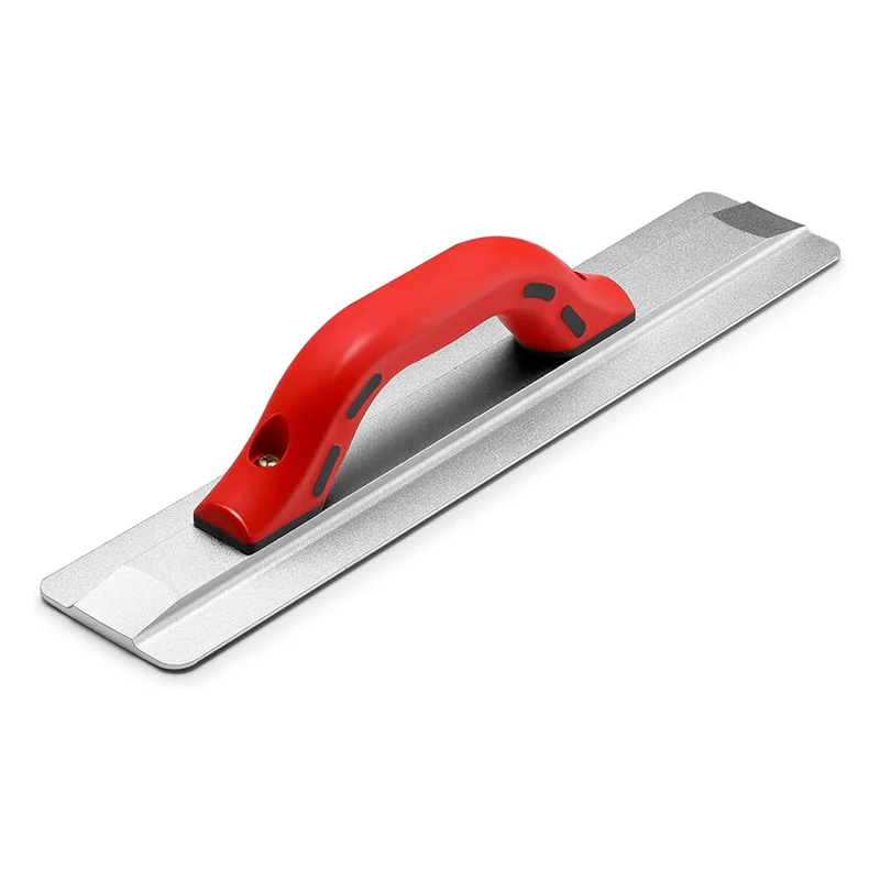 

-ABHW 16 Inch Beveled End Magnesium Hand Float Concrete Finishing Tool Provides Smooth Finish Standard Handle Style