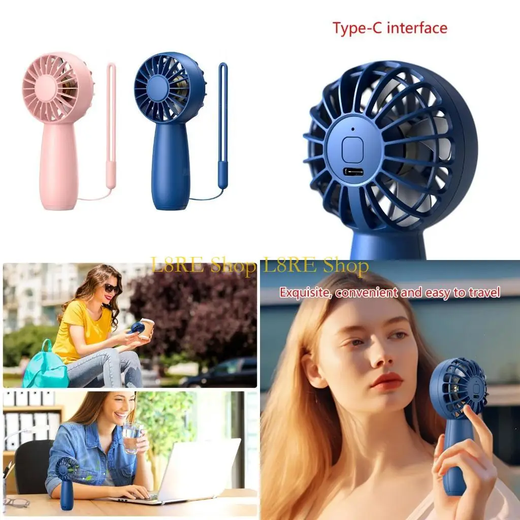 

L8RE 2PCS/SET WANSHERD Вентилятор Перезаряжаемый охлаждающий