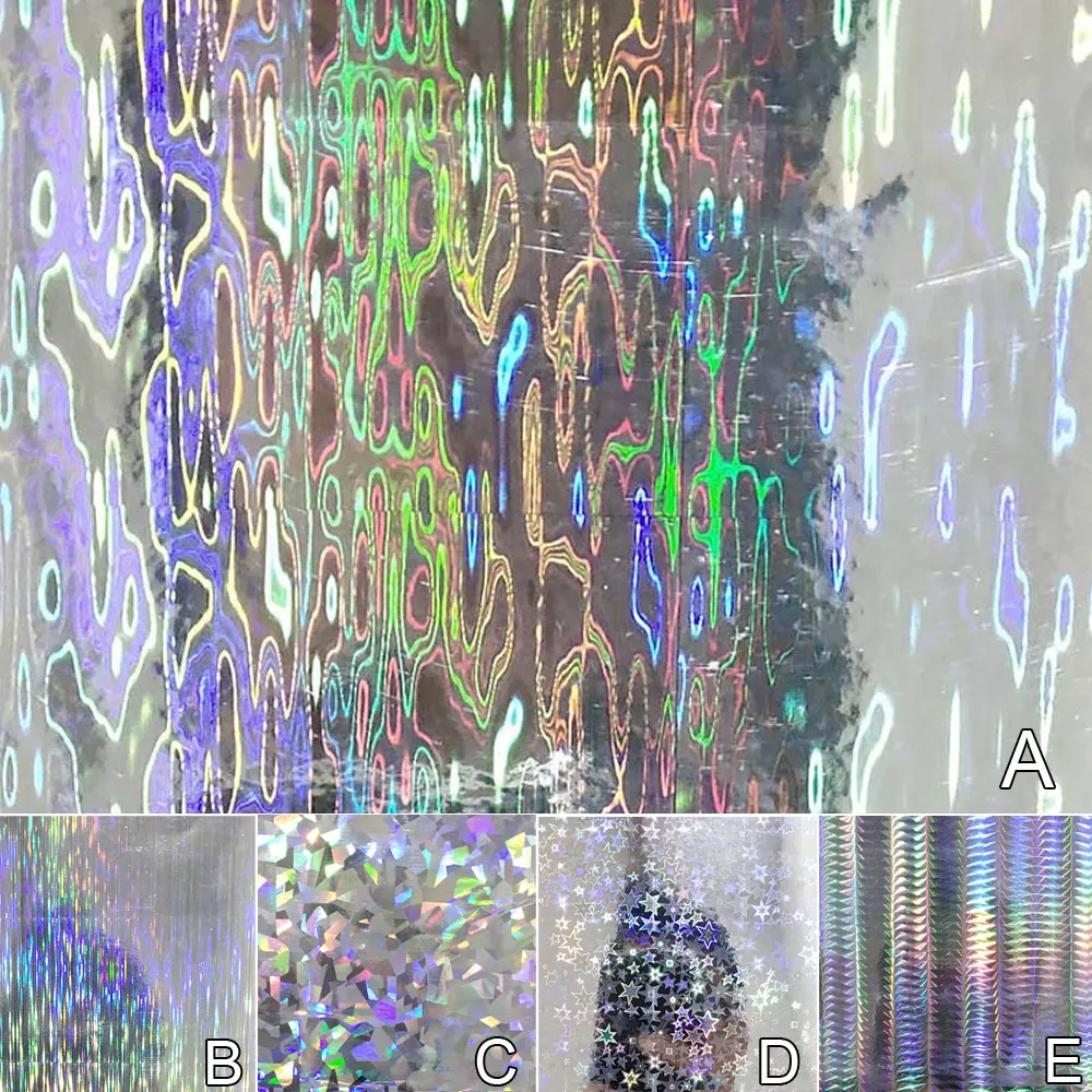 

Lot 5PCS Holographic Fishing Bait Stickers 10x20cm Adhesive Film Flash Type Saltwater Lure Making Hard Bait Accessories