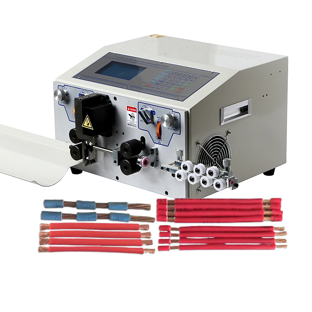 

Компьютерная автоматическая машина для зачистки проводов SWT508-JE/S 0,1-10 мм2 провода с сенсорным экраном управления