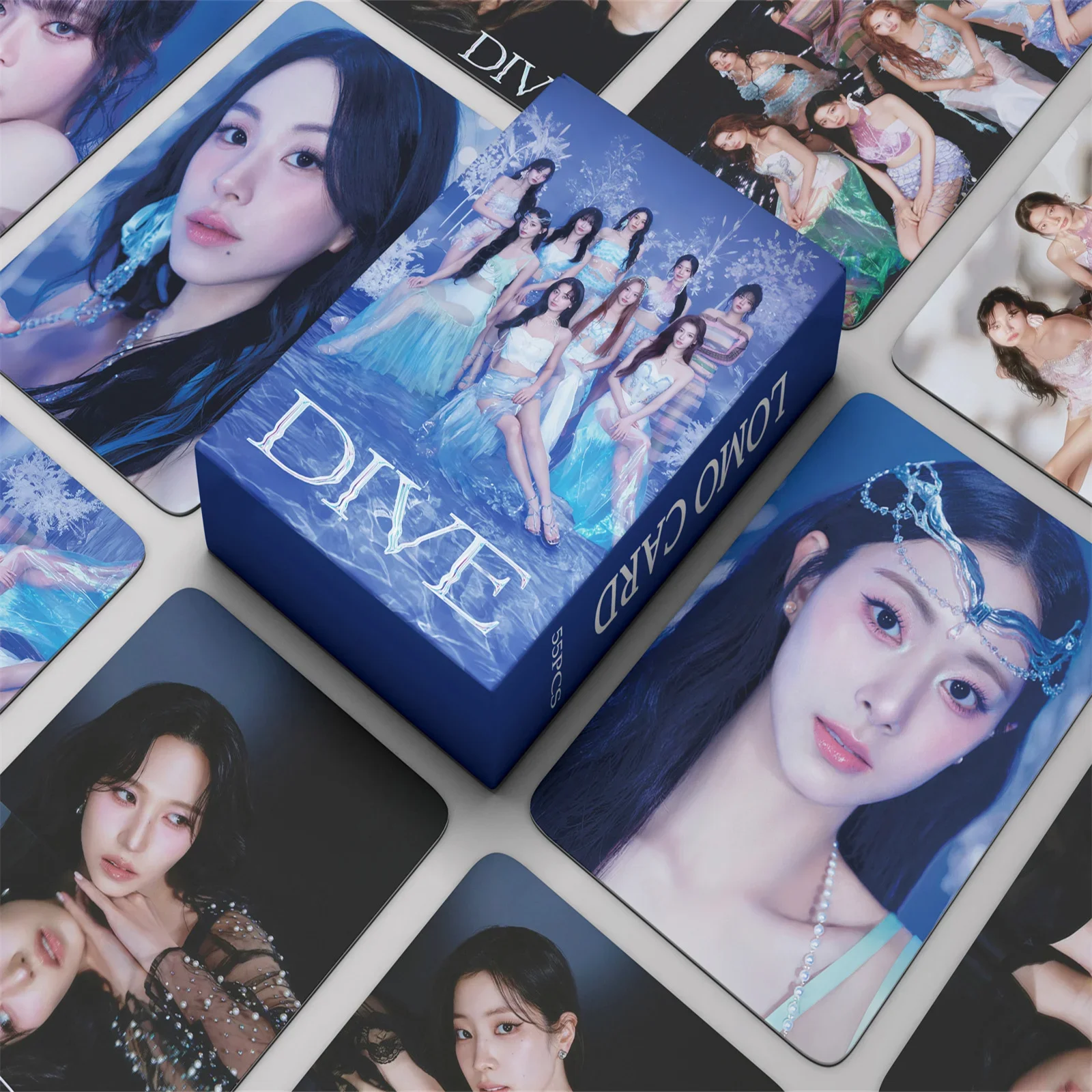 

55Pcs/Set Idol Girl Lomo Cards New Album DIVE HD Printd Photocards Mina NaYeon Jihyo Momo Sana Dahyun Tzuyu Chaeyoung Fans Gift