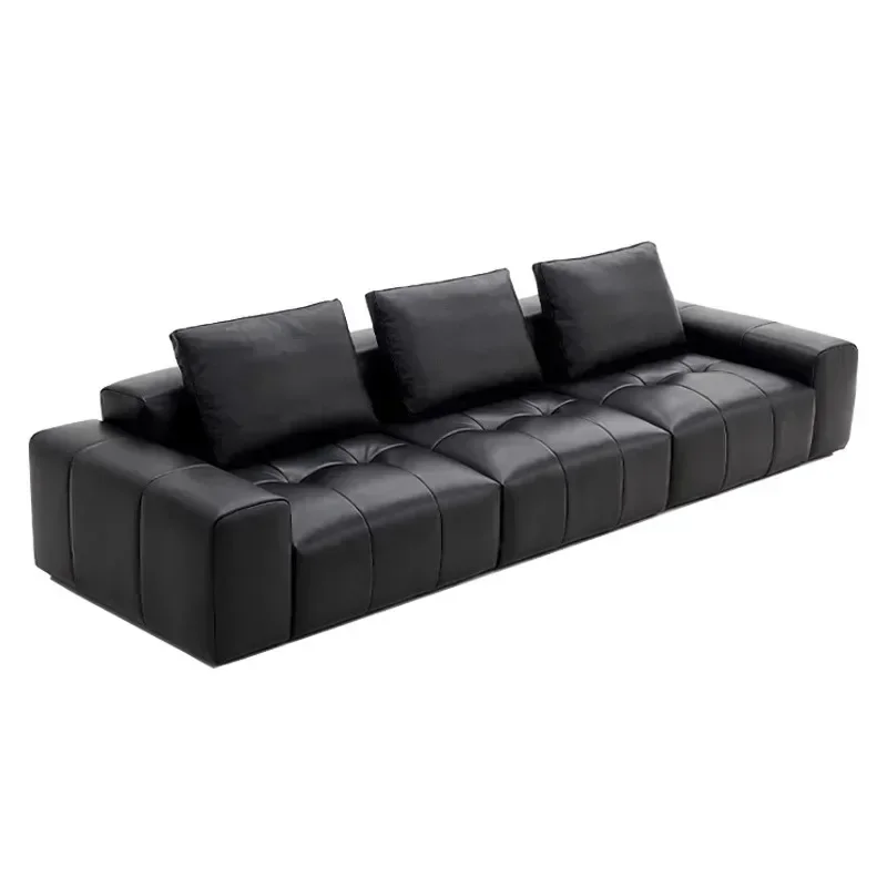 Module combination straight row sofa three people