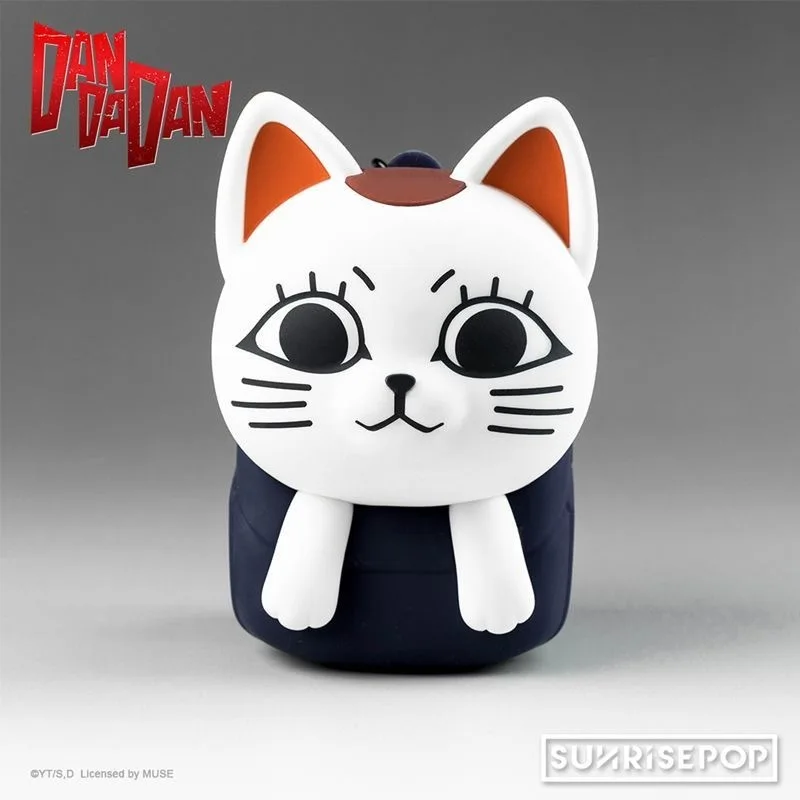 Anime Dandadan Lucky Cat Plush Coin Purse Dandadan Wallet Portable Coin Bag Key Earphone Coin Organizer Pouch Zipper Bag Gift