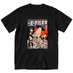 Harajuku Retro The X Files Film TShirts Men Women Fashion Short Sleeve Tops Classic Movie Graphic T Shirt Summer Oversized Tee