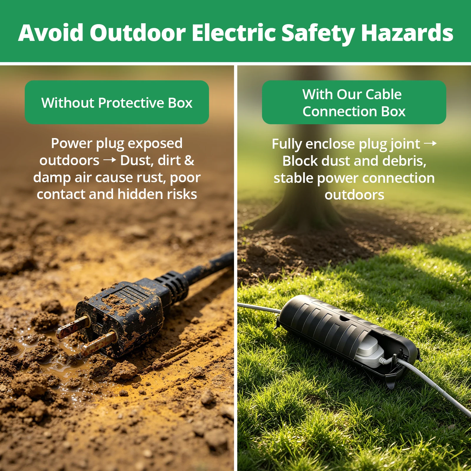 Weatherproof IP44 Outdoor Exte - Outdoor Power Extension recension och pris