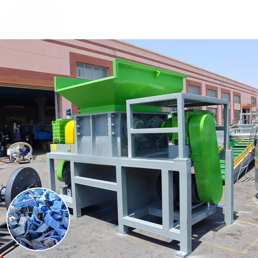 High Performance Double Shaft Shredder Shredding Recycling Machine Industrial Recycling Machine