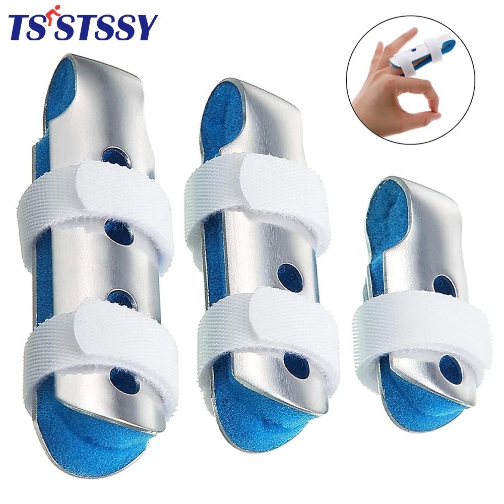 1/3PCS Metal Foam Support Brace Finger Splint Hand Trigger Broken Finger/Sprain/Fracture/Pain Relief/ Joint Immobilization