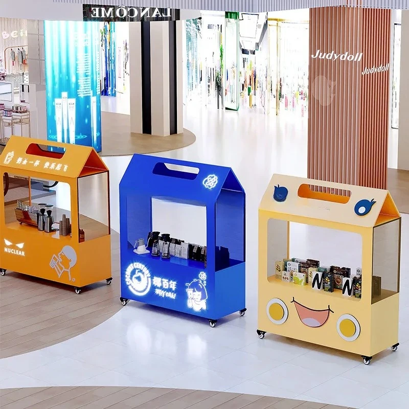 YY- Outdoor Pickled Vegetable Delicatessen Stall Cart Mall Commercial Supermarket Promotion Cart Hotel Event Exhibition Booth
